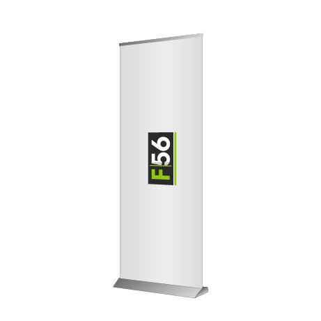 Roll-Up Deluxe | B 85 cm x H 153 - 200 cm | einseitig bedruckt